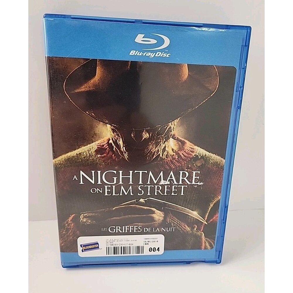 Nightmare on‎ Elm Street Blu-ray Horror Movie Freddy Krueger Blockbuster Rental